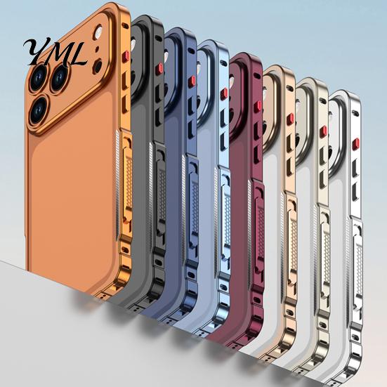 Heavy Duty Protective Accessories Metal Case for IPhone 18 Pro And Max, Slim Thin Magnetic Scratch Resistant Camera Shield Bumper Cooling Frame
