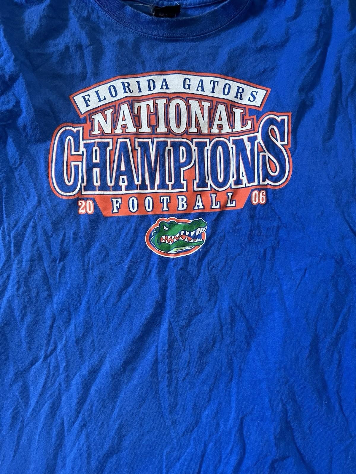 Vintage 2006 Florida Gators National Championship Football Shirt XXL