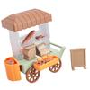Stimulated Play Toy Donut Shop Miniature Small Play Toy Donut Shop Cart Toy for Children
