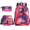 Girls Backpack College Style Large Capacity Lightweight Travel Backpack  Bag Three-Piece Set
