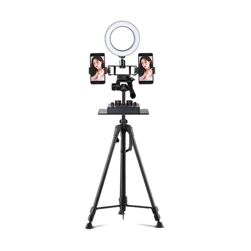 Portable Adjustable Shelf Organizer Expandable Outdoor Karaoke Equipment Clip Broadcast Stand Tray Sound Card Tray