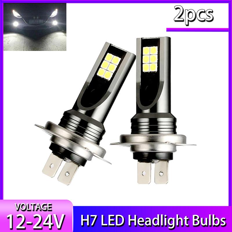 Buy Mayitr 2x H7 Car LED Headlight Conversion Kits Fog Light Bulbs