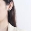 Retro Lion Dancing Door Ring Earrings Ethnic Style Personality Male And Female Divine Beast Kirin Unique Ear Jewelry