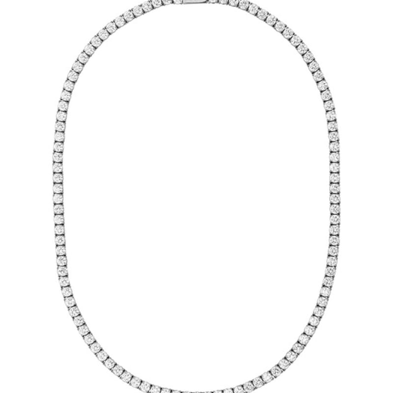 

SENTIMENTS no.555 [SMALL] TENNIS CUBIC NECKLACE Basic 35CM