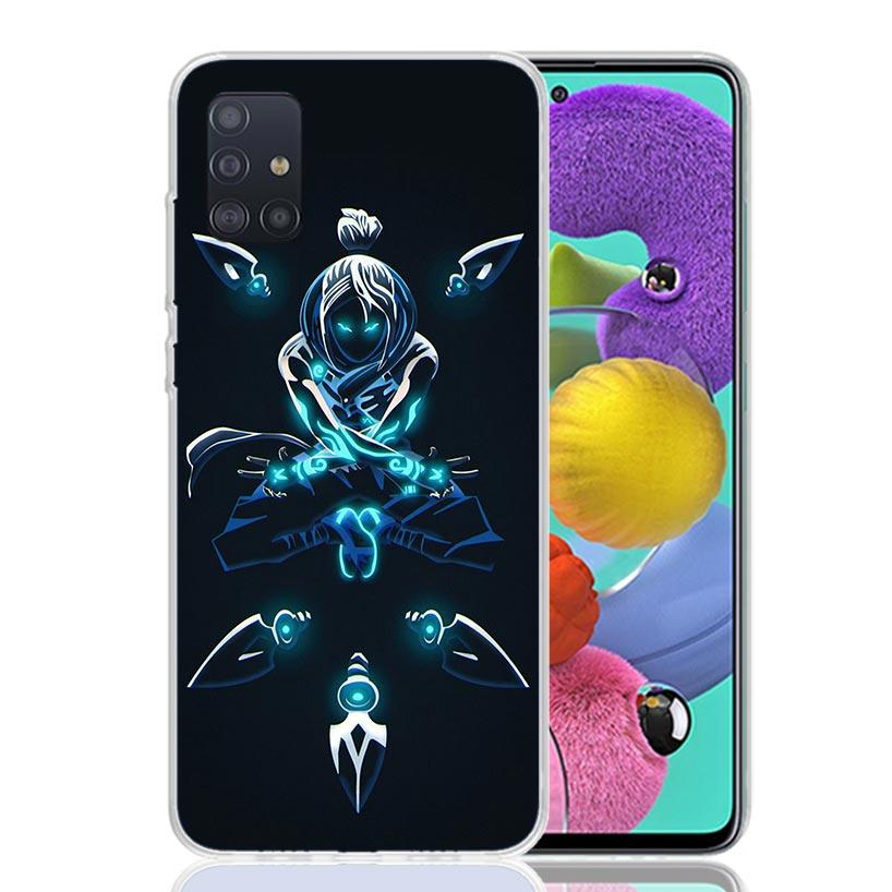 Valorant Jett Phone Case for Samsung Galaxy A52 A51 A50S A12 A22 A32 A72 A10S A30S A31 A71 Note 20 Ultra 10 Plus S10 Galaxy A52