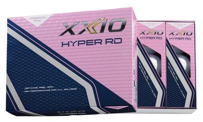 DUNLOP XXIO HYPER RD Golf 2025 1 Dozen Premium Pink Balls, Model, (12 Balls),