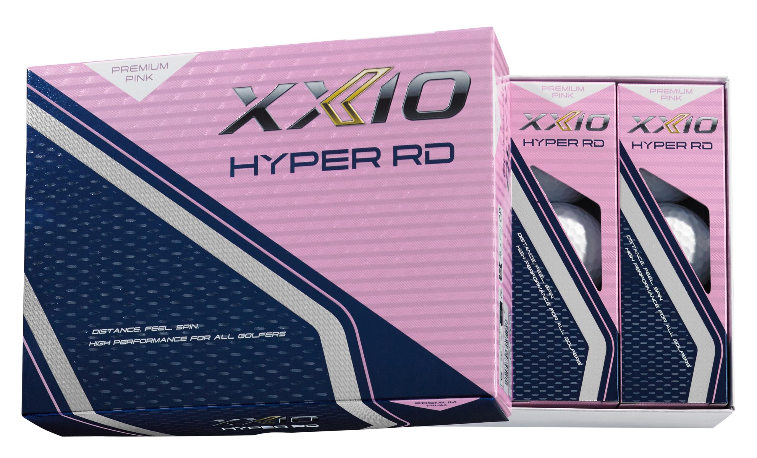 

Dunlop XXIO HYPER RD Golf 2025 1 Dozen Premium Pink Balls, Model, (12 Balls),