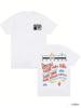 Cotton TShirt with Retro Radio  Waveform Graphic Premium Heavyweight Material Exquisite Street Design for HighEnd