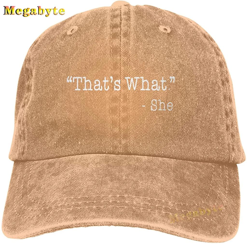 Funny Thats What She Said StateUnisext Hat,Adjustable Baseball Cap Washable Cotton Trucker Cap Dad Hat Unisex