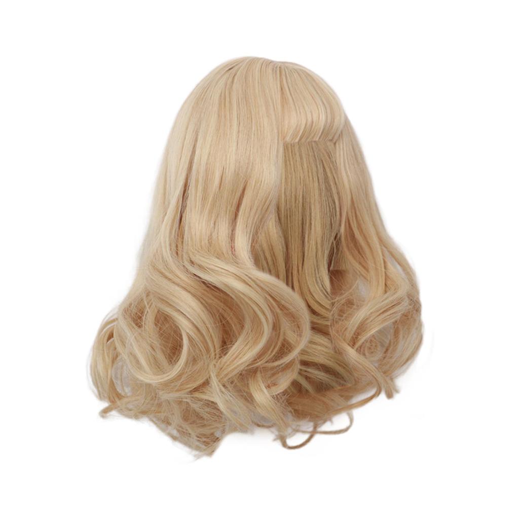 BJD Doll Hair Wig, Wig Long, Fashion Replacement Accessories Curly DIY Crafts