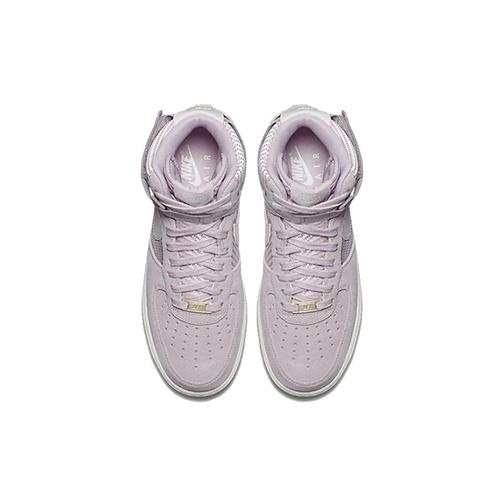 New Nike Air Force 1 Hi Prm Bleached Lilac Lilas Delave Women's 654440-500