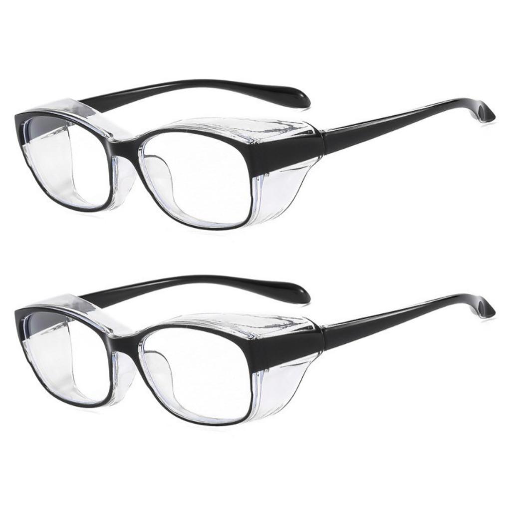 2 Stück Schutzbrillen Beschlagsfreie Schutzbrillen Blaulichtfilterbrillen Anti-Pollen-Brillen
