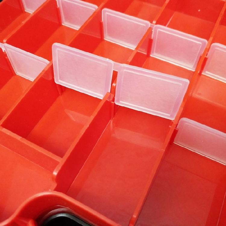 Double Sided Fishing Tackle Box Plastic Fishing Lures Baits Box Easy to Use