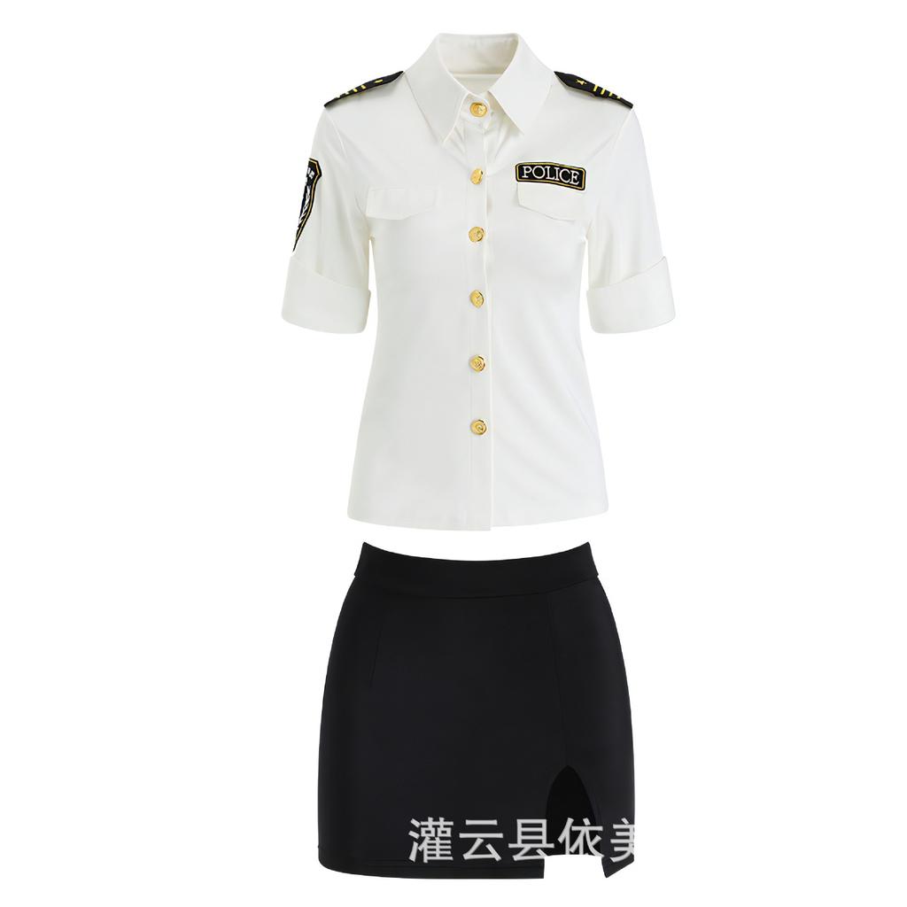 Fun Skirt Sexy Uniform Suit Cosplay Costume Stewardess Suit Support