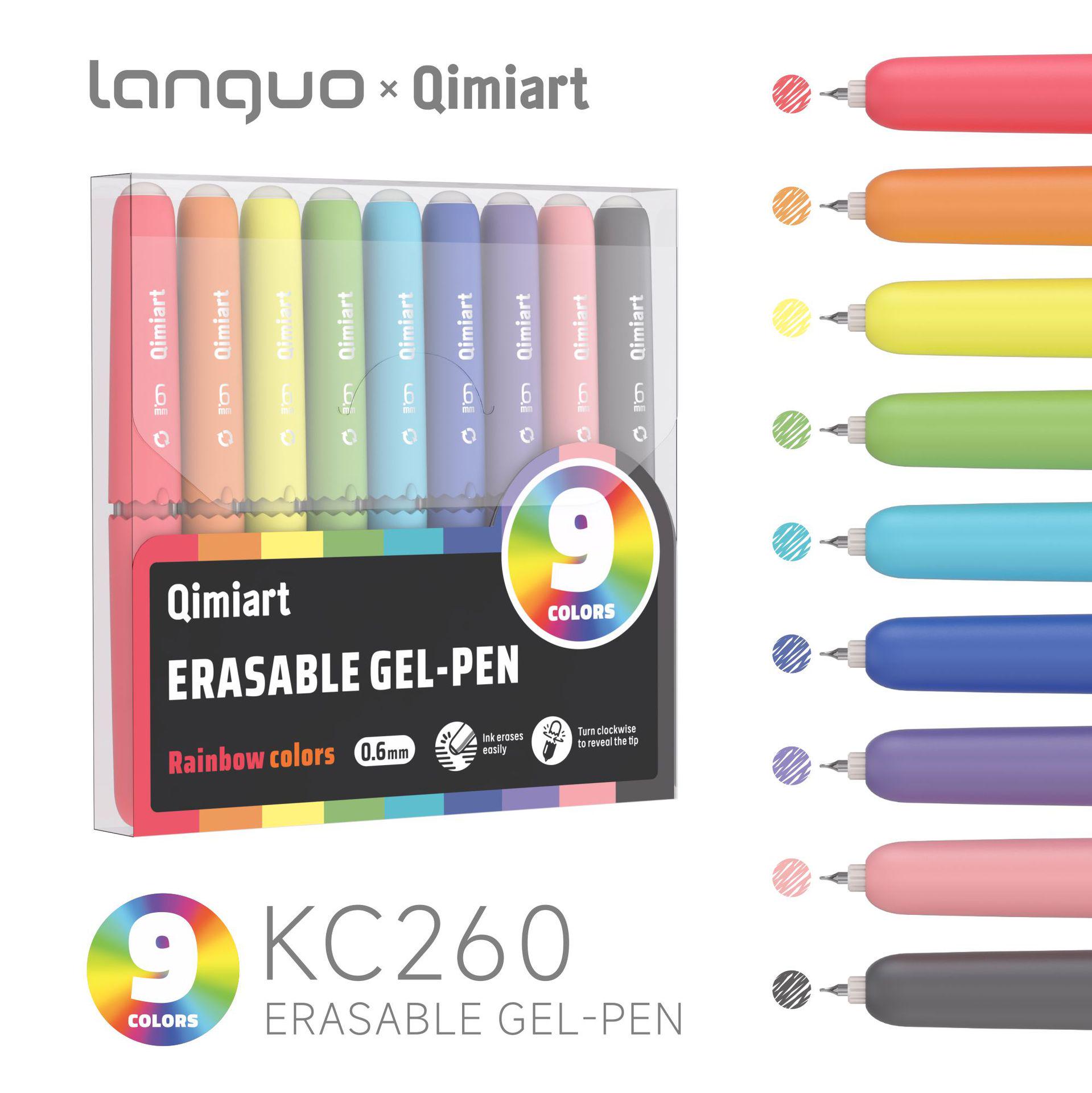 

Twist Erasable Gel Pens: Colorful Japanese Set for Planning, Marking, and Doodling 0.6mm