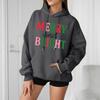 Women's Loose Comfortable Casual Fashion Character Printed Hooded Long Sleeve Sweatshirt