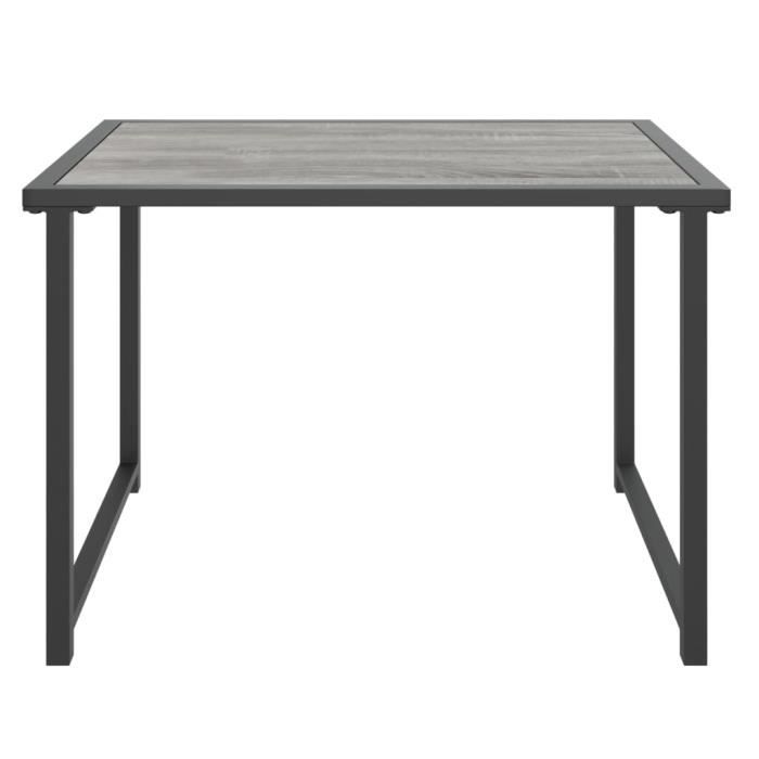VidaXL Garden Table Anthracite 55x40x37 Cm Steel 355821