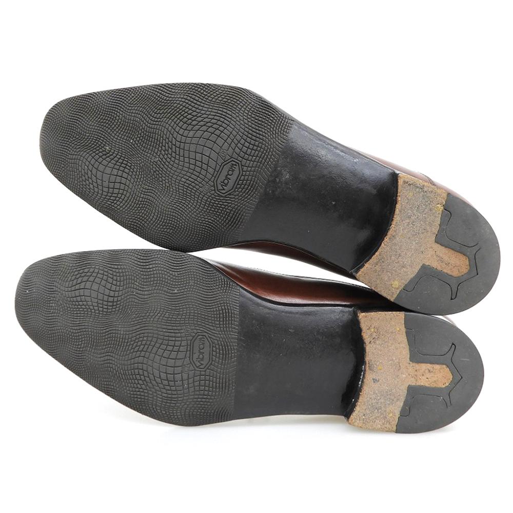 JOHN LOBB 2004 Årsmodell 8000 Läst Plain Toe Skor Herr Brun 5D skor 5 D BrunBegagnad