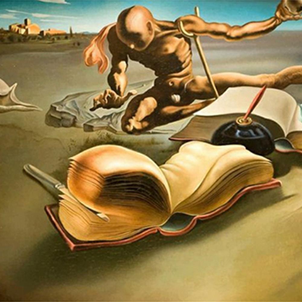 Surrealism Famous Artwork By Salvador Dali 5D DIY Art Diamond Painting Cross Stitch Pattern Pictures Mosaic Embroidery Home Deco