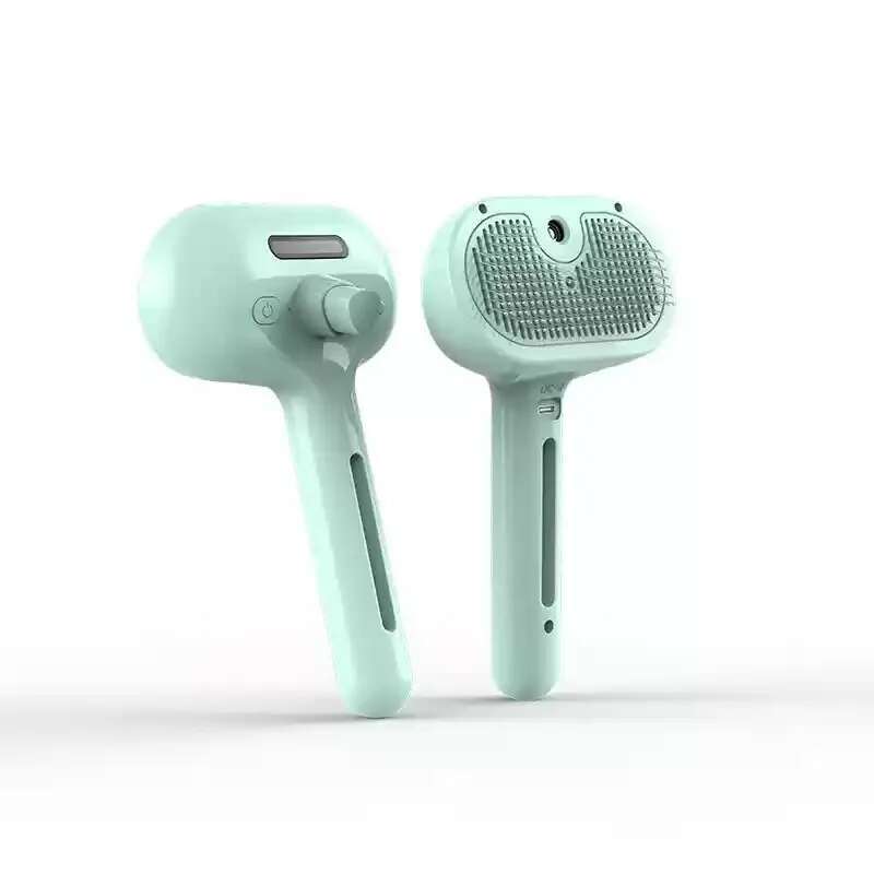 3 in 1 Haustierspray Pflegekamm Dampfend Schwebend Ein Klick Haarentfernung Reinigung Dampfbürste Styling für Hunde Katzen Zubehör