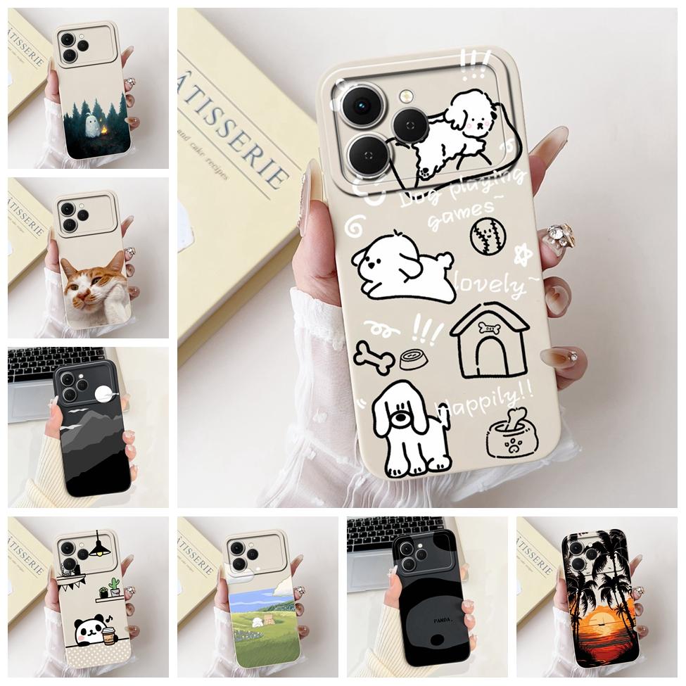 For Techno Spark 40 Case Cover Silicone Cute Cartoon Fashion Luxury Funny Cool Painted Phone Case For Tecno Spark 40 Back Cover