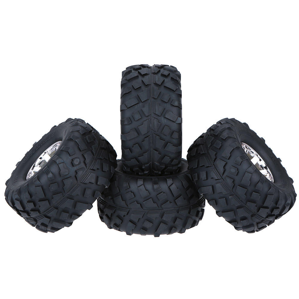 4Pcs/Set 1/10 Remote Control Truck Tire Tyres Replacement for TRX HSP Tamiya HPI Kyosho Remote