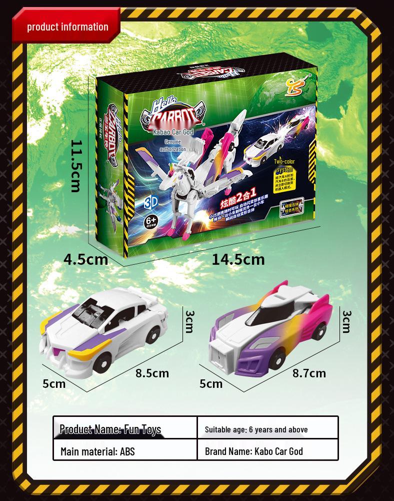 Silverwing Dragon Kaboo: Two-in-One Collision and Pegasus Unicorn Transforming Toy