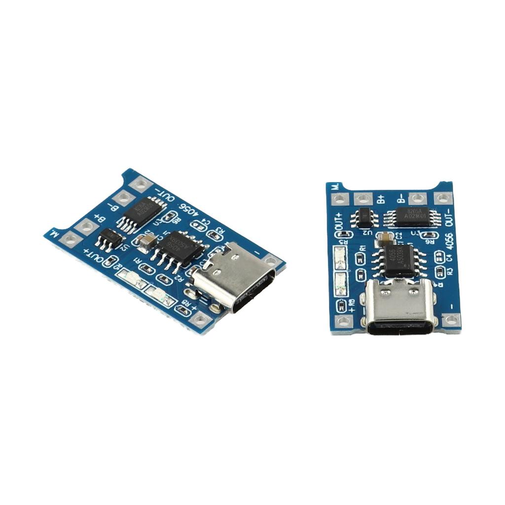 Lithium Ion Battery Charge Modules (Set of Five) Equipped with Type C Inputs for Easy Integration into Projects