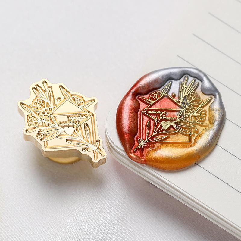 Eule Messenger Briefumschlag Versiegelung dekorativen Druck Wachs Siegel Stempel klassische Siegelstempel Hochzeitskarten Dekor