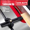 Safety Table Saw Jig Thin Rip Jig for Making Repetitive Narrow Thin Strip Fits for 3/8" X 3/4" T Slot Woodworking Tools