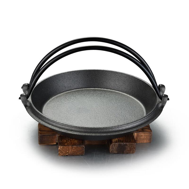 Commercial Double-Handled Cast Iron Frying Pan