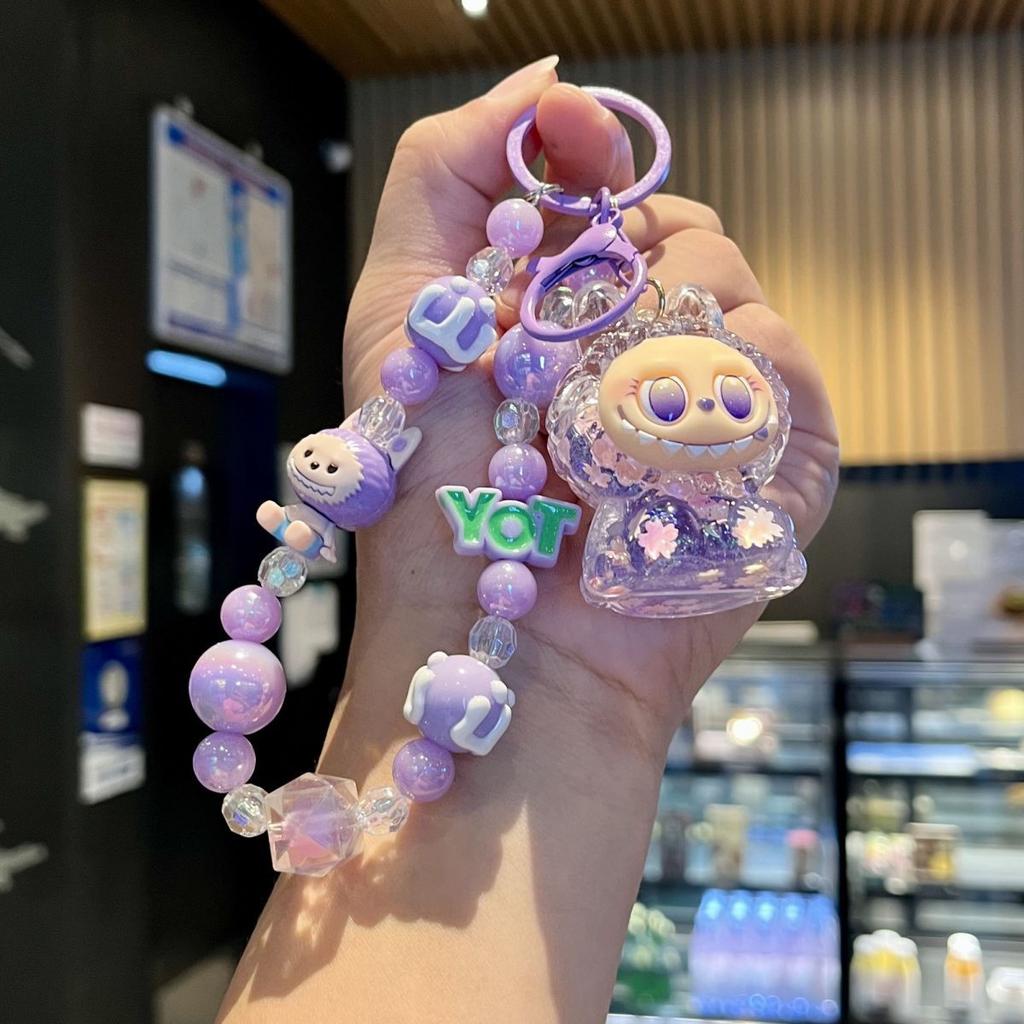 Creative Cartoon Popular Keychain, Labrador, Flowing Sand, Cute Backpack, Hanging Accessories, Pendants, Bags, Gifts, Oiled Dolls