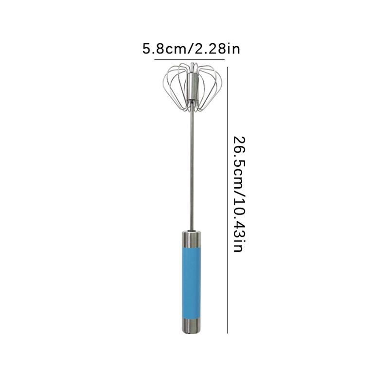 Batidor de Huevos Batidora de Mano Multicolor, Batidor Auto-Giratorio Semiautomático Gadgets de Cocina