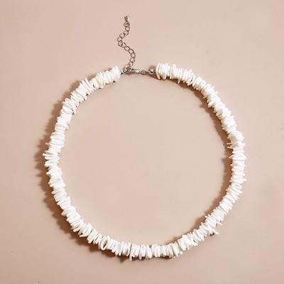 Irregular Broken Shell Handmade Short Necklace For Women