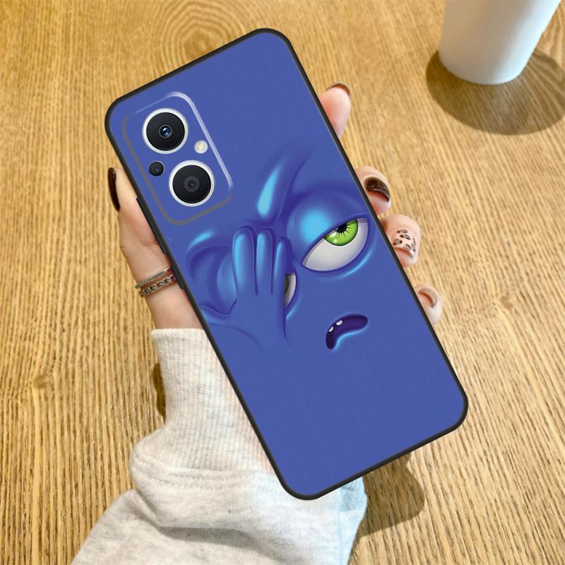 3D funny face Cute Funda For OPPO Reno 7 8 Lite 14 F 13F 12F 11F 13 12 11 10 Pro OPPO Find X9 X8 X6 X5 Pro Case