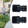 2pcs-1/2 Inch Nipple Pipe Connector Tap Adaptor For Water Hose Quick-Coupler
