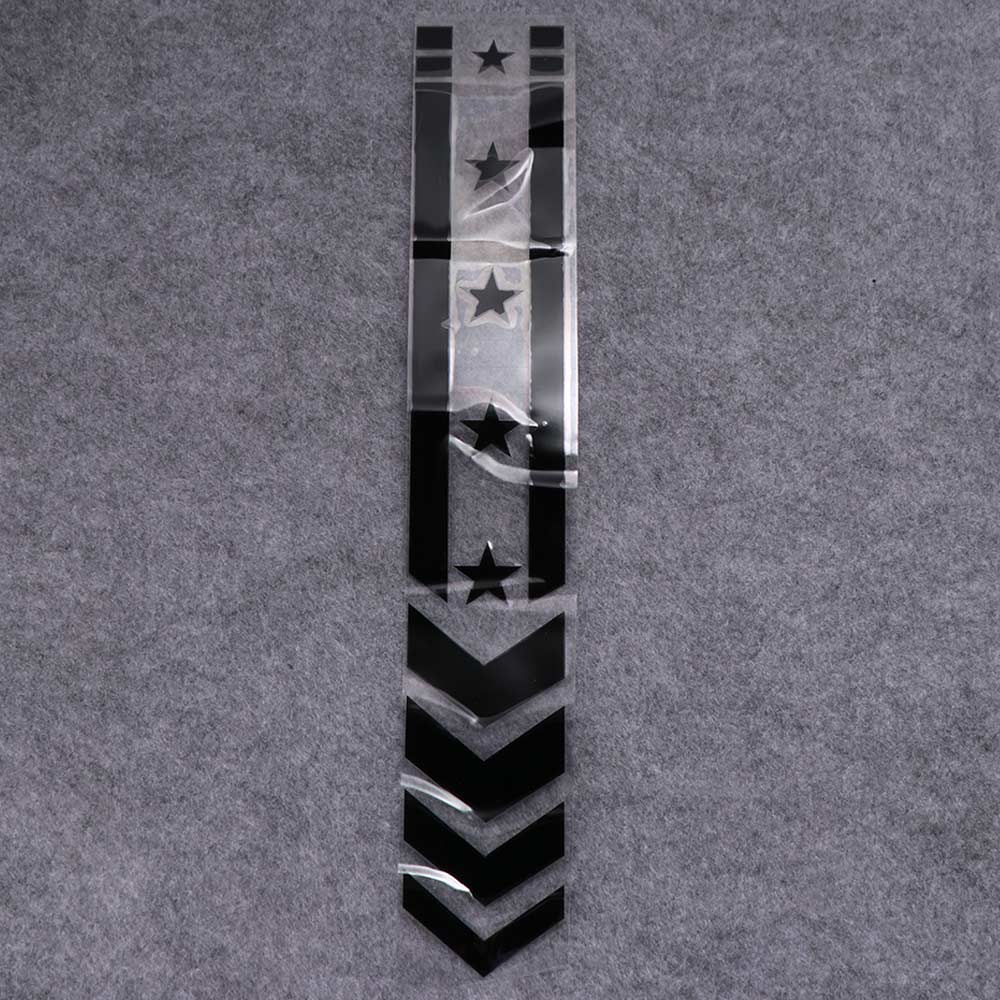 Safety Warning Tape Motorcycle Fender Stickers Striped Reflective Stickers Fender Tape Stickers