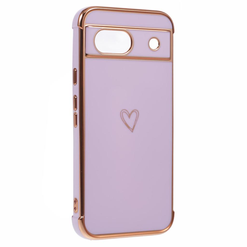 For Google Pixel 8a Case Love Heart TPU Shockproof Protective Phone Cover