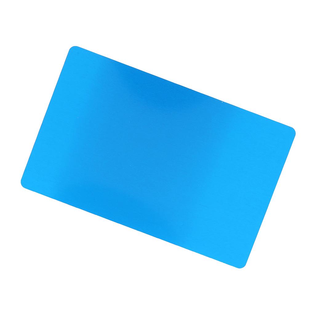 50 buc 5 culori Impresionante Blankuri Marcate Laser Gravate Metal Neted Cărți de Vizită de Afaceri