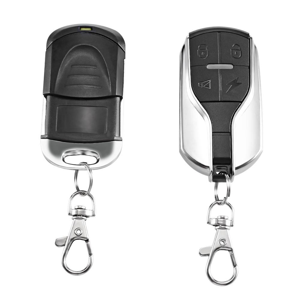 12V Anti-theft Vibration Alarm for Motorcycles & Cars with Dual Remote Control and Easy Installation