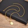 Hawaiian Tree Necklaces for Men,Stainless Steel Palm Trees Square Pendant Necklaces.Chic Stylish Jewelry Gift
