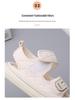 2025 Summer Kids' Sporty Open-Toe Velcro Sandals: Toddler Boys' & Girls' Soft Sole Beach Shoes