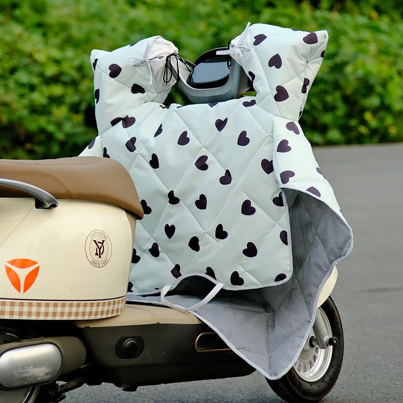 All-Season Electric Vehicle Windshield Cover: Universal Sun & Rain Protection, Waterproof, Thickened for Winter, Ideal for Motorcycles