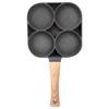 Four cup Egg Pan Frying Egg Cooker Burger Pan for Breakfast Non stick Frying Pan