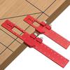 Inch Metric Precision T Type Pocket Ruler for Carpentry, Slide Stop, Multipurpose Measuring Aid