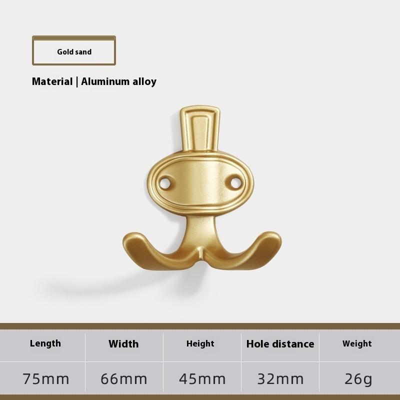 1Pcs Zinc Alloy Bronze Wall Mounted Hook Rustic Key Coat Bag Hat Hanger Robe Hooks Hanging Kitchen Bathroom Room Coat Rack Hooks