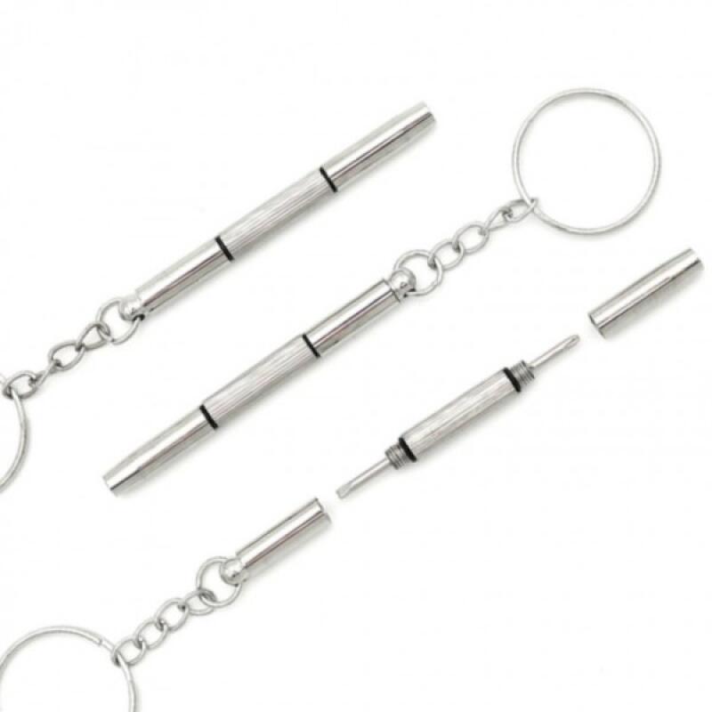 Portable Glasses Temple Repair Driver Tool Keyring