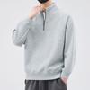 Wiosenne Bluzy z Kołnierzem Stojącym i Półzamkiem Męskie Y2K Vintage Bluzy z Kapturem Codzienne Preppy Moda Luźne Ubrania