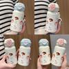 Cute Cartoon Stainless Steel Travel Mug With Lockable Lid For Office Use