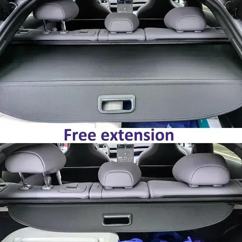 Car Trunk Cargo Cover For Hongqi EHS7 / Tiangong 08 2024 2025 2026 Storage Partition Privacy Curtain Interior Auto Accessories
